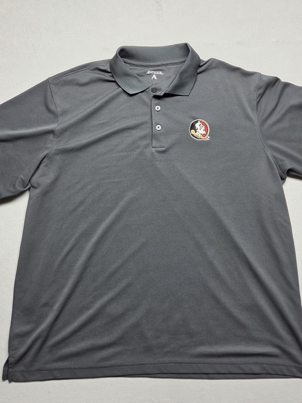 Antigua FSU Florida State Seminoles Polo Shirt Men's Large Football Championship